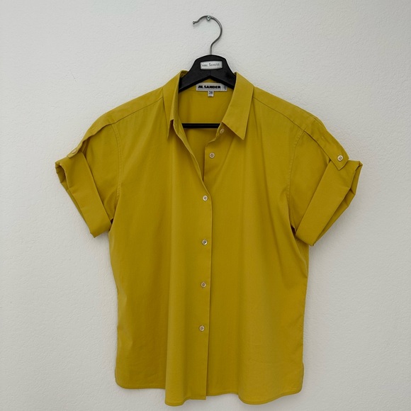 Jil Sander Tops - Jil Sander Short Sleeve Button Down Shirt